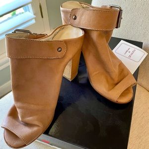 Stefano Lorenzi Open Toe High Vamp Slingback Mule, Bootie